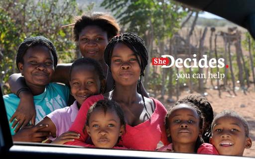 She Decides Campaign "You can help" © SheDecides.org 